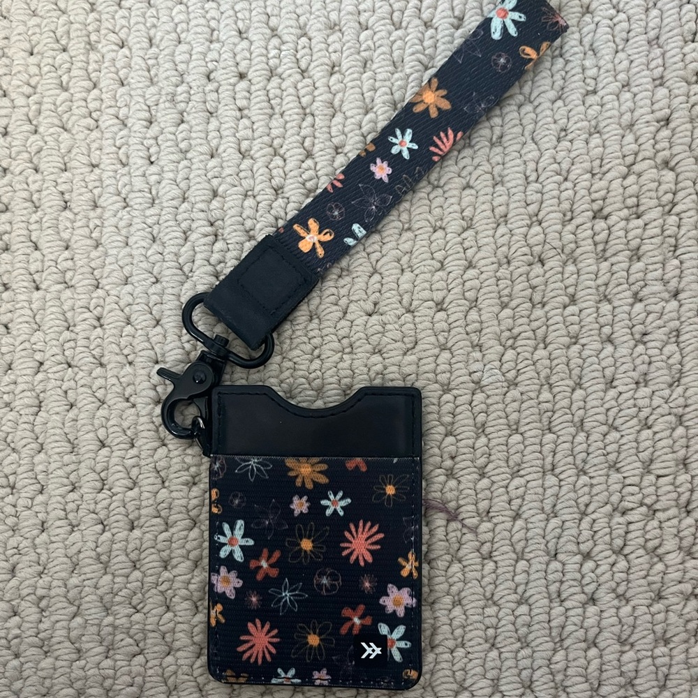 flowered card and cash holder